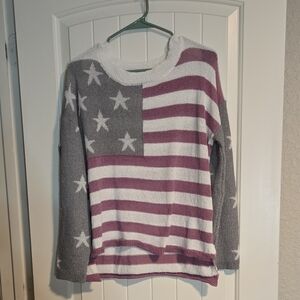 American Flag Insprised Sweater